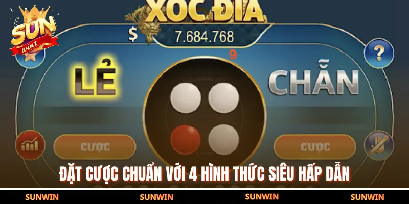 Đặt cược chuẩn với 4 hình thức siêu hấp dẫn