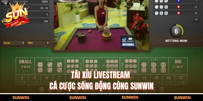 Tài Xỉu Livestream - Cá Cược Sống Động Cùng SUNWIN